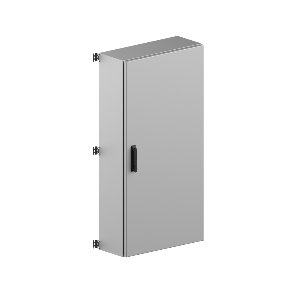 Шкаф настенный ДМ с МП, стальная дверь W800 H1400 D500