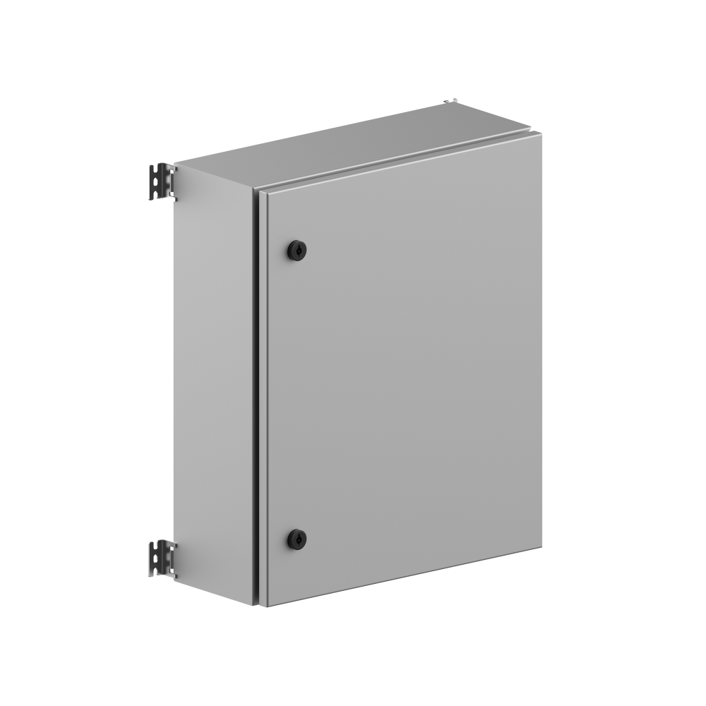 Шкаф настенный ДМ с МП, стальная дверь W800 H800 D500