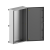 Шкаф настенный ДМ с МП, стальная дверь W600 H1200 D500
