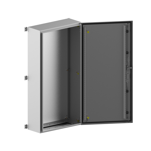 Шкаф настенный ДМ с МП, стальная дверь W600 H1200 D500