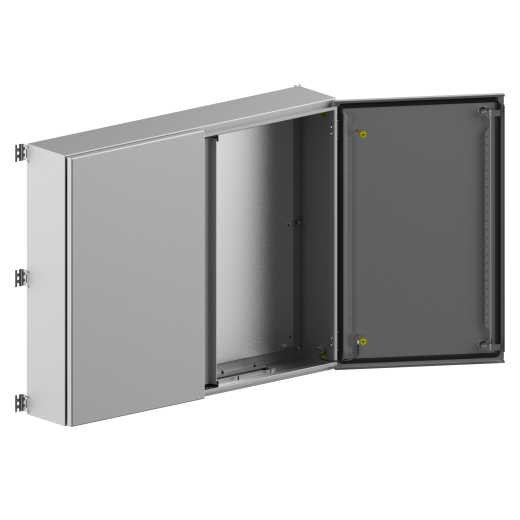 Шкаф настенный ДМ с МП, стальная дверь W1200 H800 D500